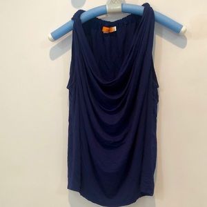 Blue Sleeveless Shirt by ONE A